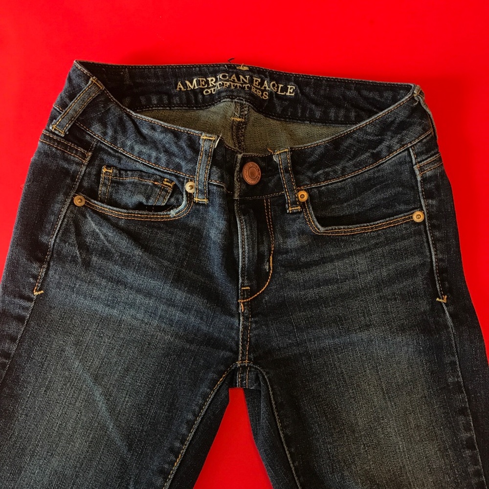 American Eagle Dark Wash Skinny Jeans